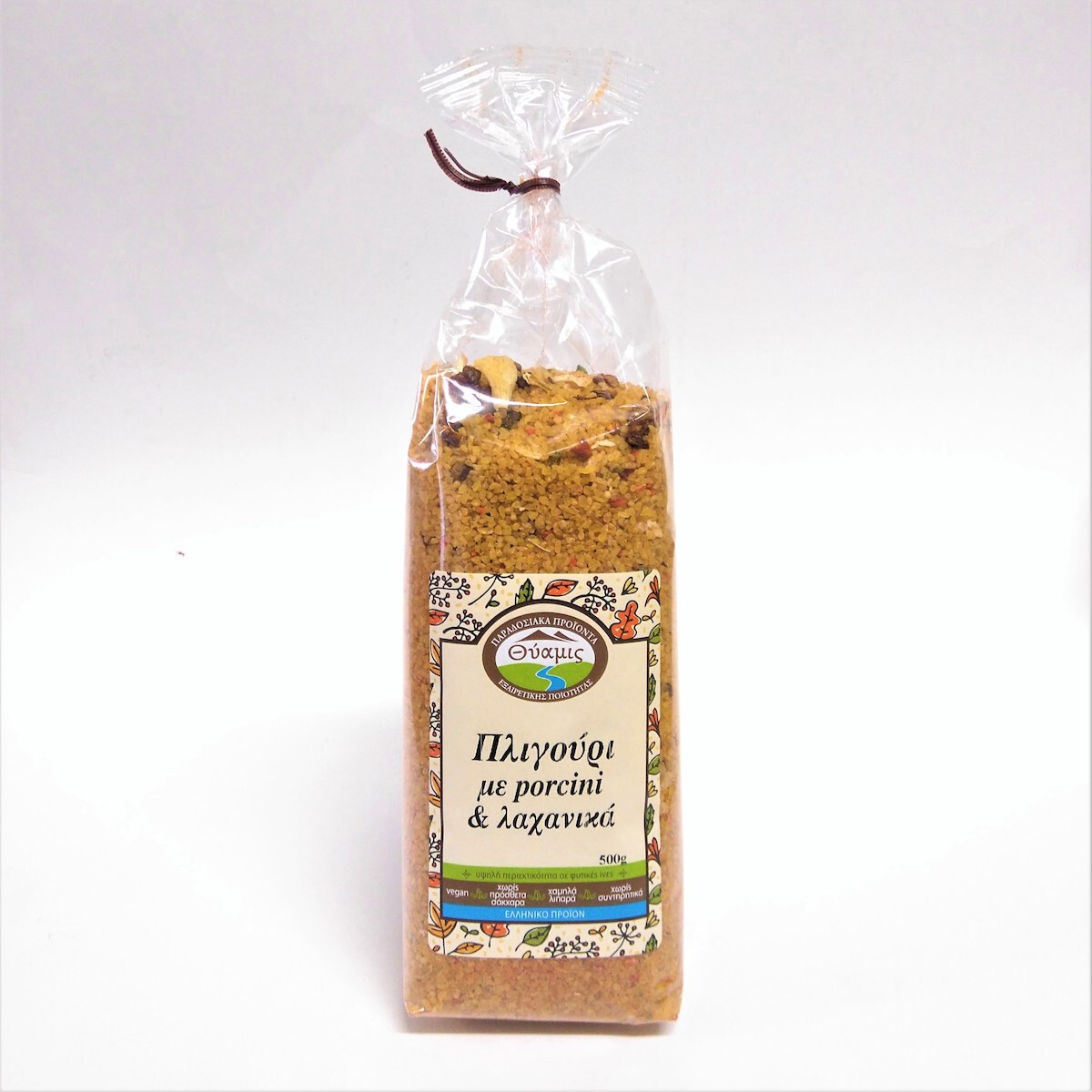 Πλιγουρι Με Porcini & Λαχανικα 500gr Θυαμις